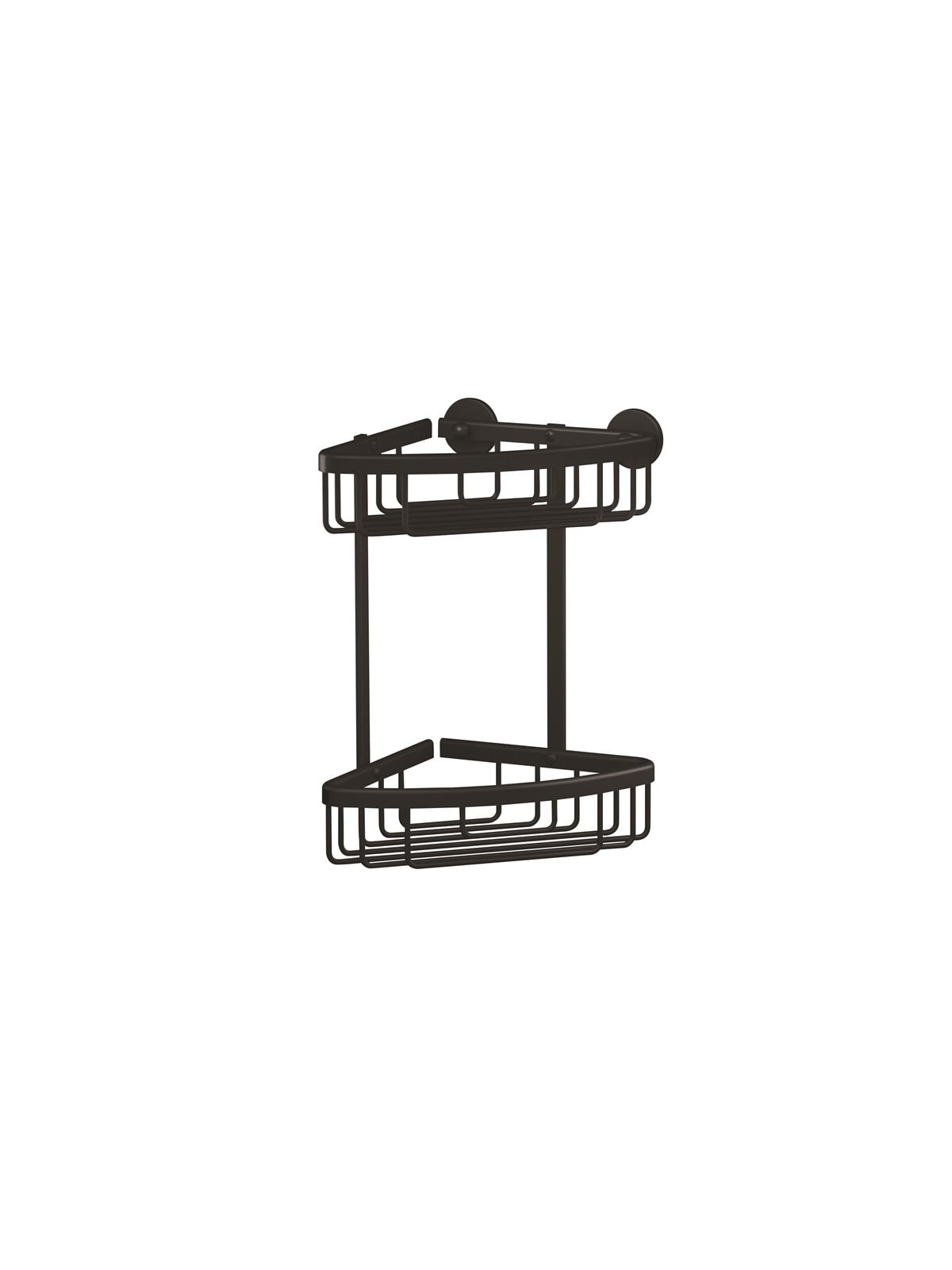 tesa Aluxx Black double corner Basket self-adhesive