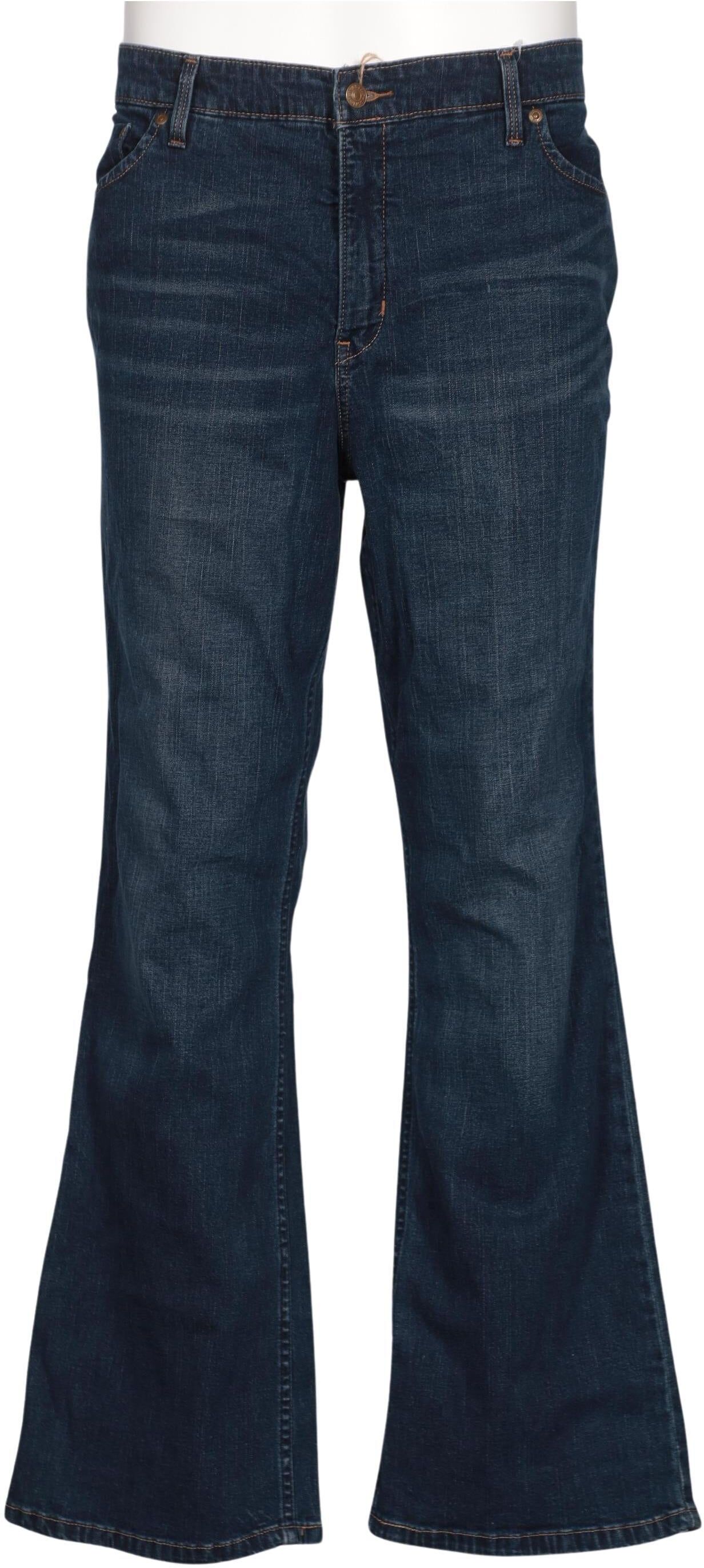 Signature by Levi Strauss & Co. Herren Jeans, Blau, Gr. W35, Baumwolle / Elasthan - Second Hand