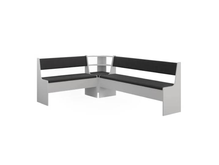 Vicco Eckbankgruppe Roman , Weiß 150.1 x 210.1 cm geeignet für platzsparende Ecklösungen im Essbereich