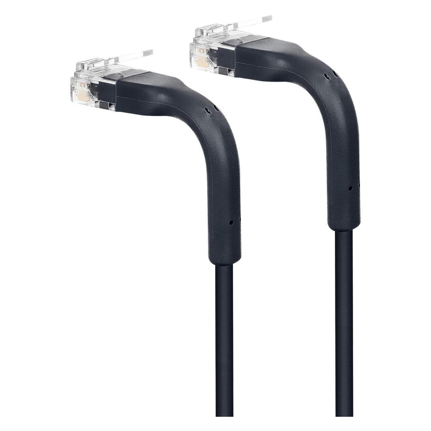 Fuj Tek CAT6A U/UTP Network Cable, Flexible, 1m, Black (U/UTP, CAT6a, 1 m) (54591274)
