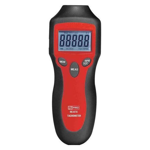 RS PRO LCD Tachometer, ±0,05 % (1938687)