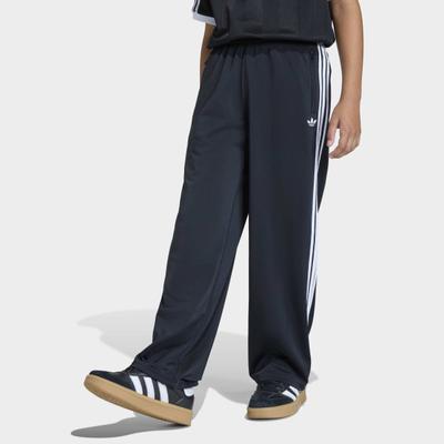 Sporthose ADIDAS ORIGINALS "FIREBIRD LOOSE", Mädchen, Gr. 152, N-Gr, schwarz, weiß,, Obermaterial: 100% Polyester, Hosen Sporthose, für Kinder, sportlicher Schnitt