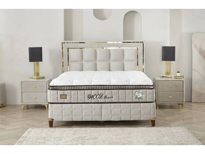 Pointhome Boxspringbett mit Matratze & Stauraum, Bett mit Bettkasten, Touch, H2/H3 (1x H3 Matratze, 2x Bettkasten, 1x Bettkopfteil, 2 optionale Nachttisch), 7 Zonen Allergenfrei & Atmungsaktiv, Ergonomische Matratze mit Topper