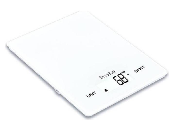Küchenwaage TERRAILLON Cooking USB , weiss (weiß), B:26cm L:55cm, Glas, Küchenwaagen, Küchenwaage