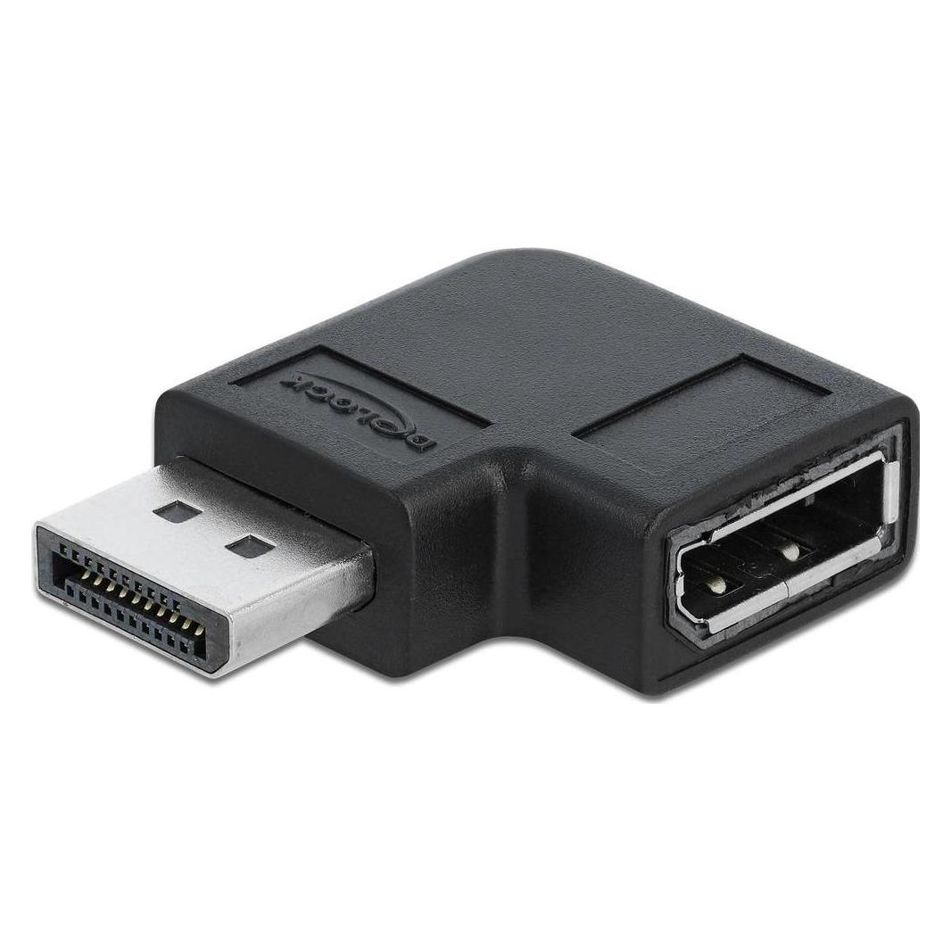 Delock Displayport Adapter, 90° gewinkelt (DisplayPort, DisplayPort) (66296)