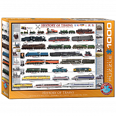 eurographics Puzzle - Geschichte der Züge - 1000 Teile 300750