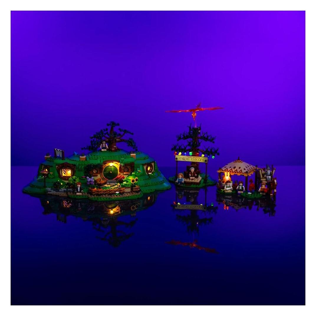 Light my bricks LMB 2.0 LED Licht Set für LEGO 10354 Der Herr der Ringe: Das Auenland (10354)