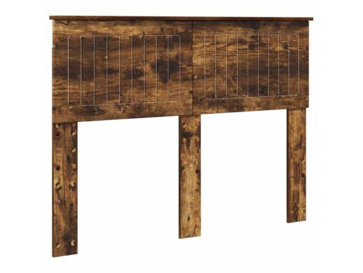 Makastle Kopfteil Räuchereiche Holzwerkstoff 123x90 cm Rechteckige Form