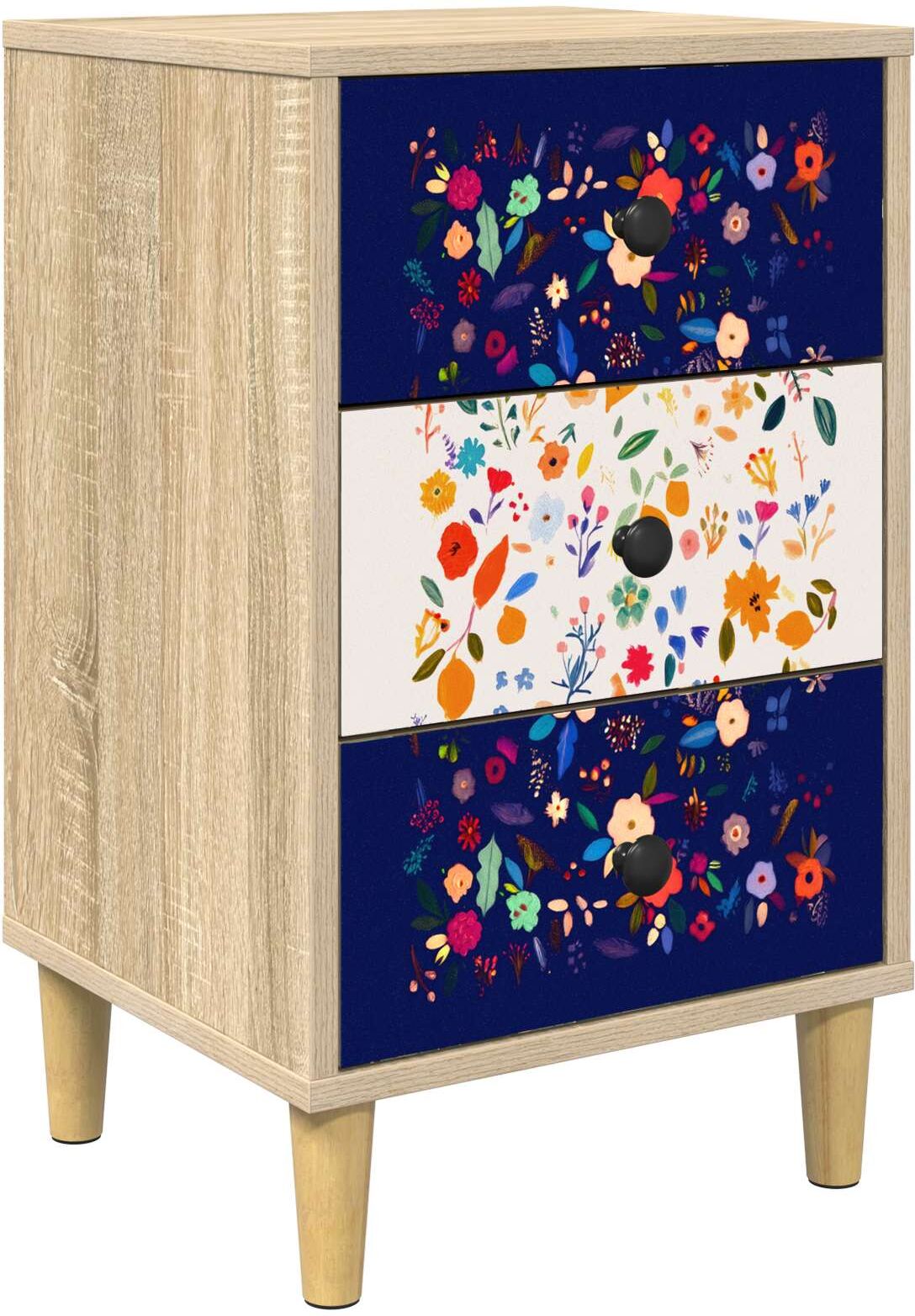 vidaXL Table de chevet MAINZ Chêne Sonoma 36 x 33 x 60 cm