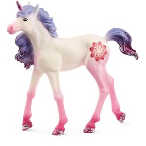 schleich Spielfigur BAYALA 70716, ab 5 Jahre, Mandala Einhorn Fohlen, 9 x 8,5 cm