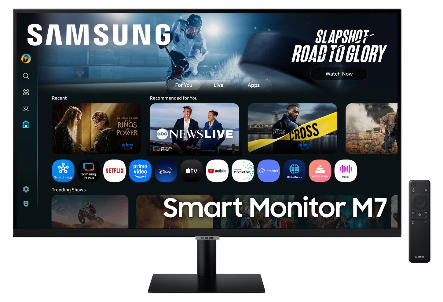 Samsung M70F, 81,3 cm (32"), 3840 x 2160 Pixel, 4K Ultra HD, LED, 4 ms, Schwarz
