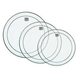 Remo Pinstripe - Tom Pack - Clear - 12-13-16 - Zoll - Schlagzeug-Fell-Set