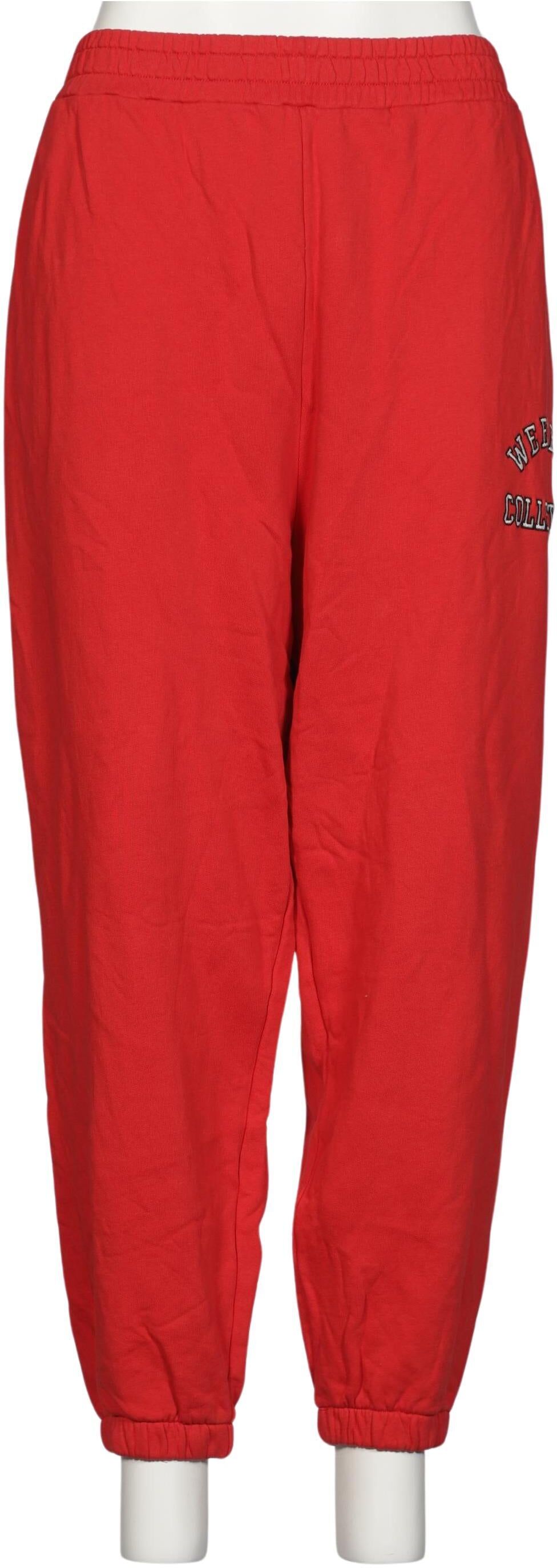 asos Curve Damen Stoffhose, Rot, Gr. XL, Baumwolle - Second Hand