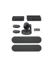 Logitech Rally Plus Kit für Videokonferenzen Digitale Videokamera SuperSpeed USB 3.0 EMEA Schwarz (960-001224)