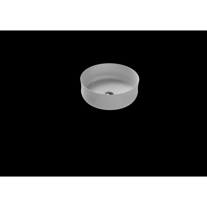 Kaldewei Ming Waschtischschale 913306003001 weiß Perl-Effekt, d= 40cm, ohne Überlauf, Schallschutz