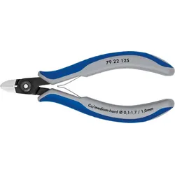 KNIPEX Präzisions-Elektronik-Seitenschneider 125mm brüniert 79 22 125