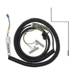 Marantec Spiralkabel 5x0,25 mm2 / 5 m / 0,8 bis 3,2 m mit Stecker für Torblatt-Anschlussdose