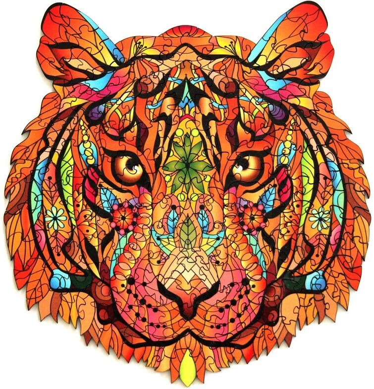 Eureka 3D Puzzle Rainbow Wooden Puzzle TIGRE