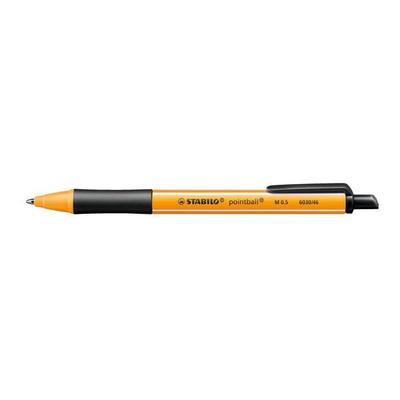 STABILO Druck-Kugelschreiber - pointball - Einzelstift - schwarz