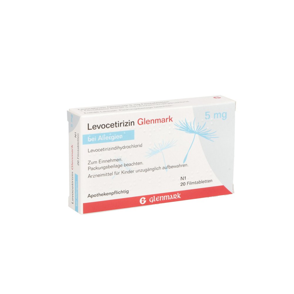 Glenmark Arzneimittel GmbH Levocetirizin Glenmark 5mg 03343048