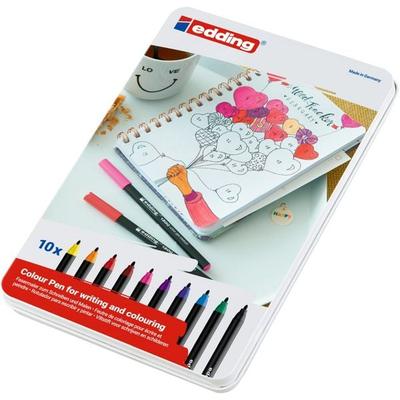 edding Fasermaler Color Pen 3mm 10er Set