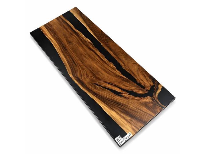 JVmoebel Esstisch Luxus Design Epoxidharz Esstisch River Tisch Echtes Holz Tische SOFORT (1-St), Made in Europa