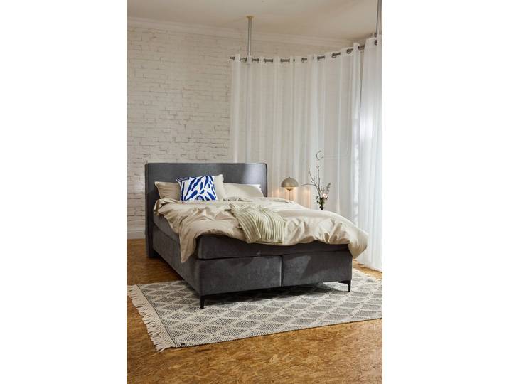 TOM TAILOR HOME Boxspringbett MODERN BOX – klassisch-modernes Boxspringbett mit zwei Kopfteilen, in vielen schönen Stoffen