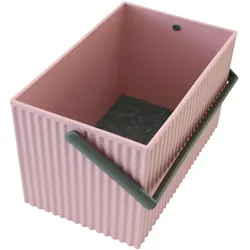 Aufbewahrungsbox Omnioffre Hachiman rose rosa, 24.8x15.5x14.2 cm