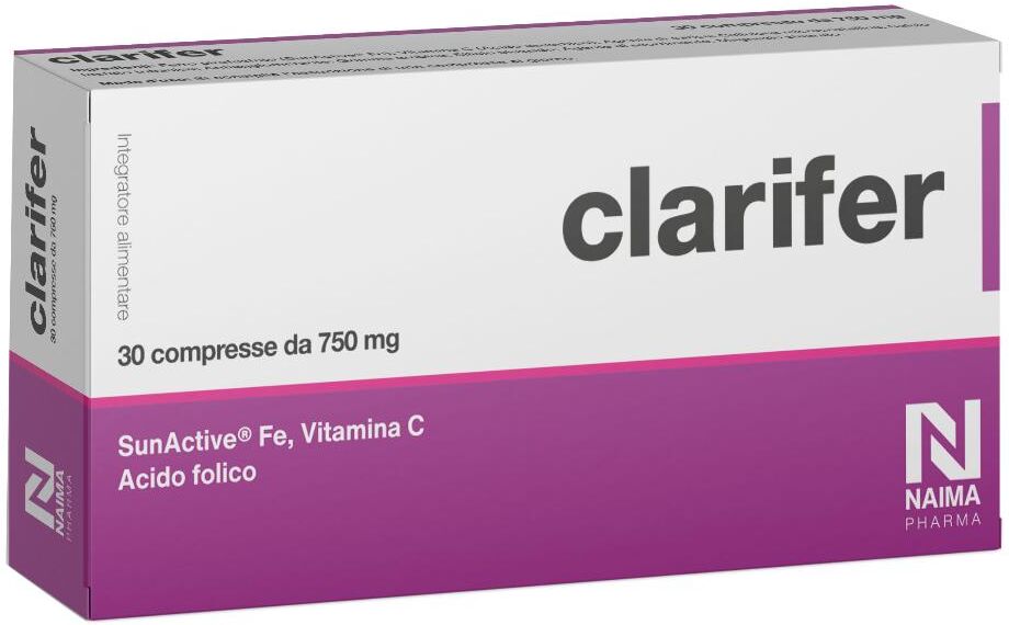 NAIMA PHARMA Srls Clarifer, 30 Compresse