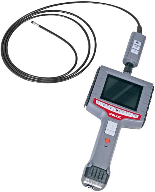 HOLEX Endoscope vidéo avec affichage de la trame de mesure et sonde flexible, ⌀ 5,5 mm 2000 mm (492928 2000)
