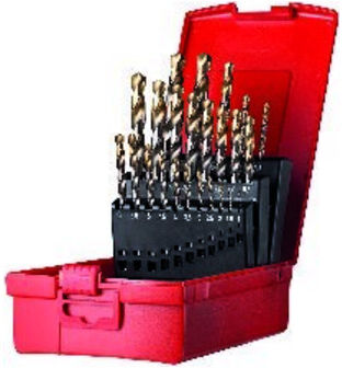 Dormer Spiralbohrer Set 1-13mm x0,5+KL A002 in Box 118G Typ N 4xD 29tlg. Tin Tip ; DORMER PRAMET (86008318)