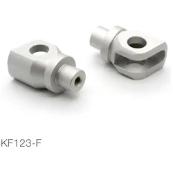 Barracuda, Motorrad Zubehör, Kawasaki Fussrastenhalter Kit VORN