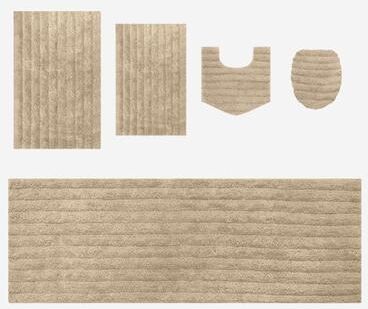Home Weavers Inc Essence Royal Microfiber Quick-Dry Bath Mat Set