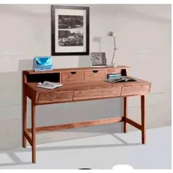 WOLFMÖBEL Schreibtisch Yoga Holz Beige Natur
