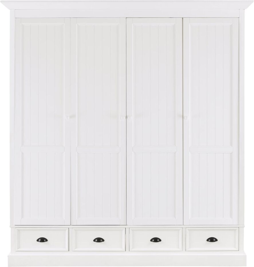 Maisons du Monde Armoire blanche, L150 cm Blanc 150x195x61cm