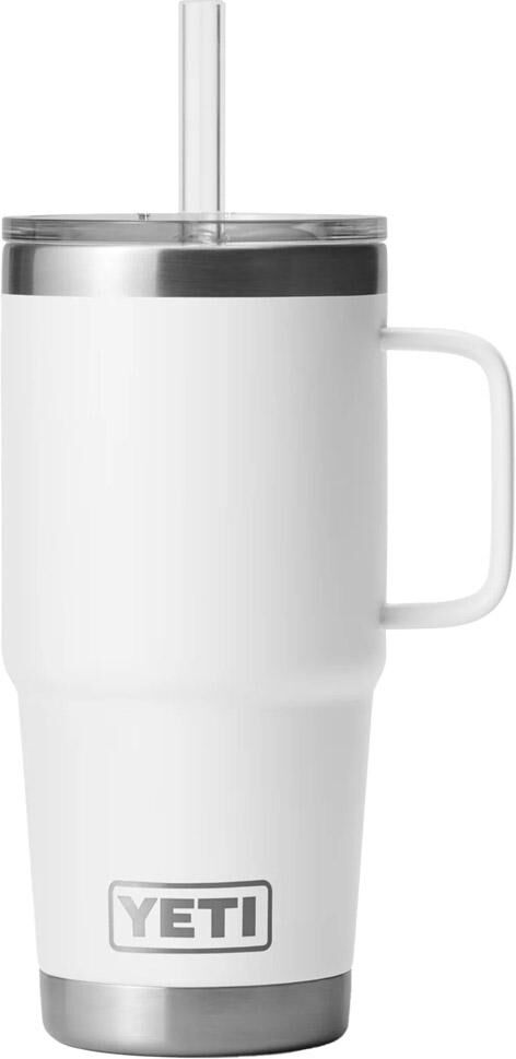 Yeti  - Rambler 25 Oz (739 ml) Straw Mug White - Mug