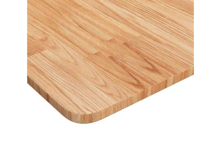 KTHLBRH Quadratische Tischplatte Eiche 90 x 90 x 1,5 cm hellbraun Massivholz, lackierte Oberfläche, vielseitig einsetzbar für Zuhause und Restaurants