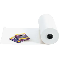 Colorations, Bastelpapier, Papierrolle Weiss, 305 m (151 g/m2)