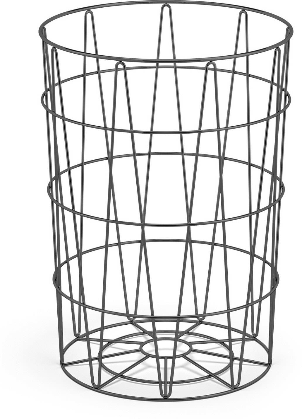 ZACK SATONE Wäschekorb, Accessoires, 40437, schwarz matt
