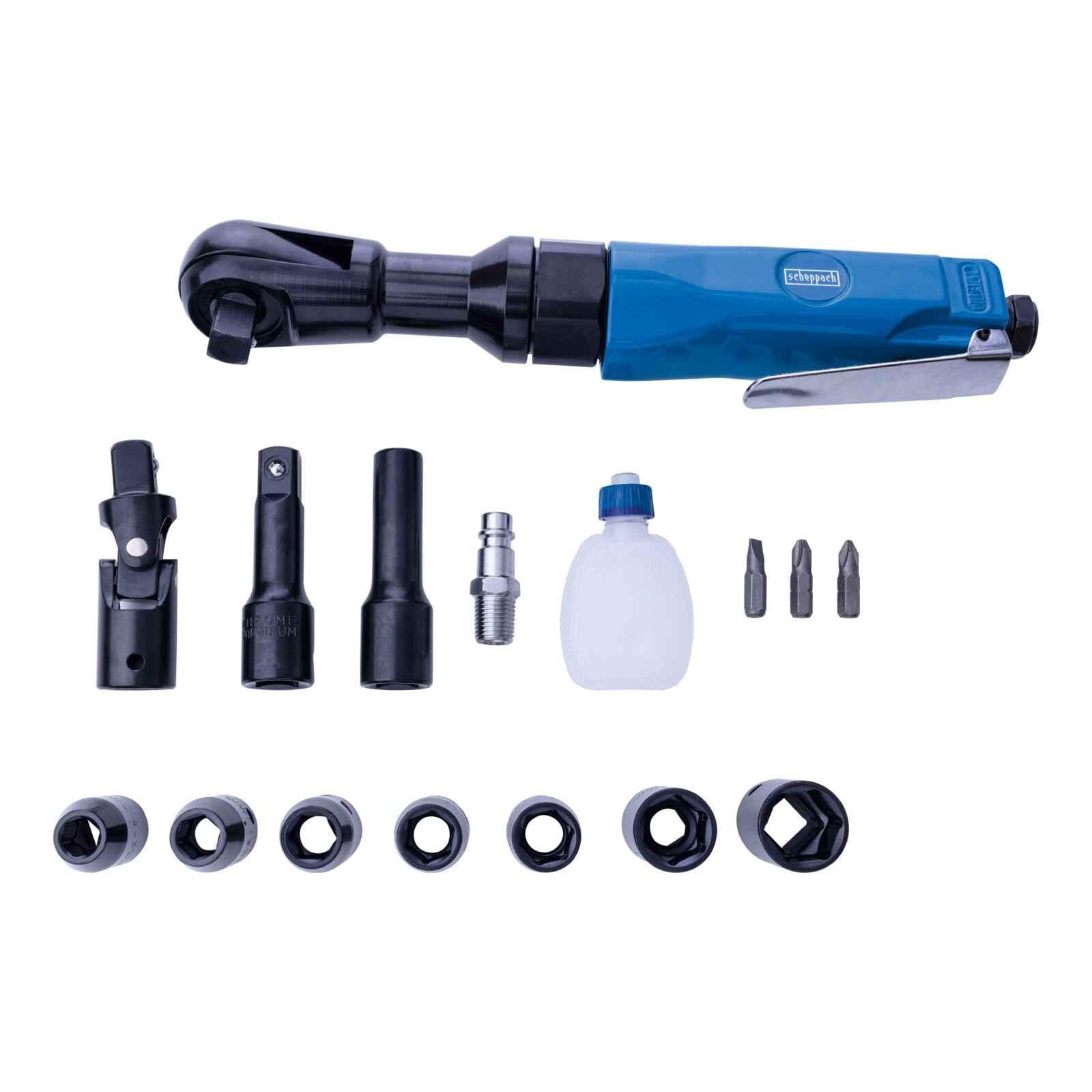 Scheppach Accessoire-set met luchtdrukratel en koffer
