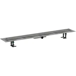 hansgrohe RainDrain Compact Komplettset Duschrinne 1200, befliesbar, für flache Installation, 56173000