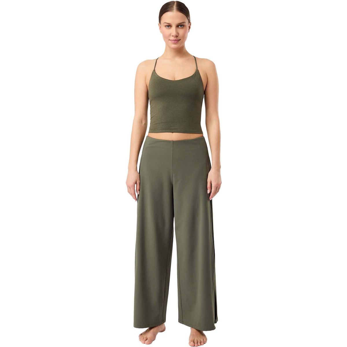 Mandala Extra Wide Pants leaf M PA25JE55-Extra-Wide-Pants-leaf-M