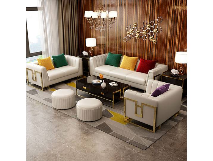 Canapés modernes pour salon, canapés de luxe, canapés sectionnels, canapés Chesterfield en cuir véritable pour la maison, le bureau, les hôtels.