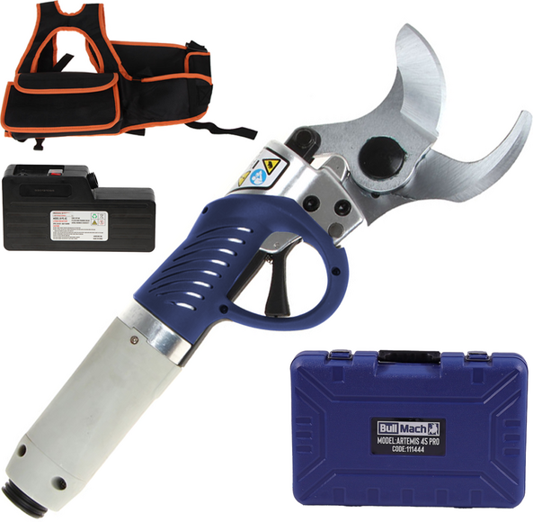 Akku-Baumschere BullMach ARTEMIS 45 PRO - Schnittdurchmesser max. 45 mm