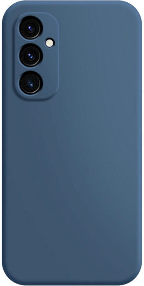 INCOVER Samsung Galaxy A55 (5G) Fleksibel Plastik Bagside Cover - Blå