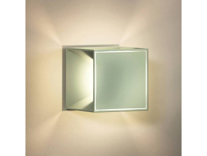 Sigor LED-Akku-Tischleuchte Nutalis mini, grün, IP54, dimmbar, grün, für Wohn- / Esszimmer, Aluminium