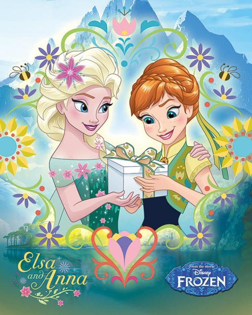 Hole in the Wall Disney's Frozen Mini Poster-Anna & Elsa (Diversen) Nieuw