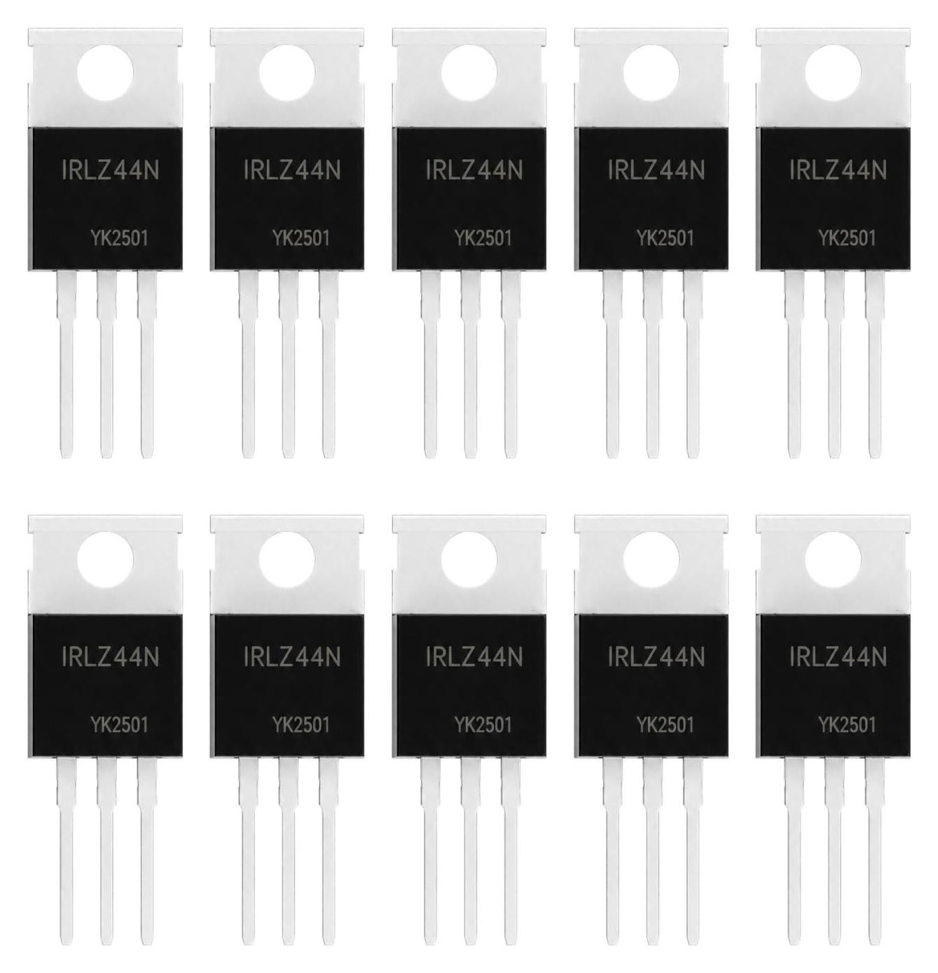 10 stuks Lustrens MOSFET Transistors N-kanaal 47A 55V
