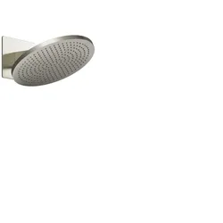 Steinberg Serie 390 Wall Rain Regenpaneel, direkter Wandanschluss, Durchmesser 250mm, EasyClean, 3905650BN, Farbe: Brushed Nickel