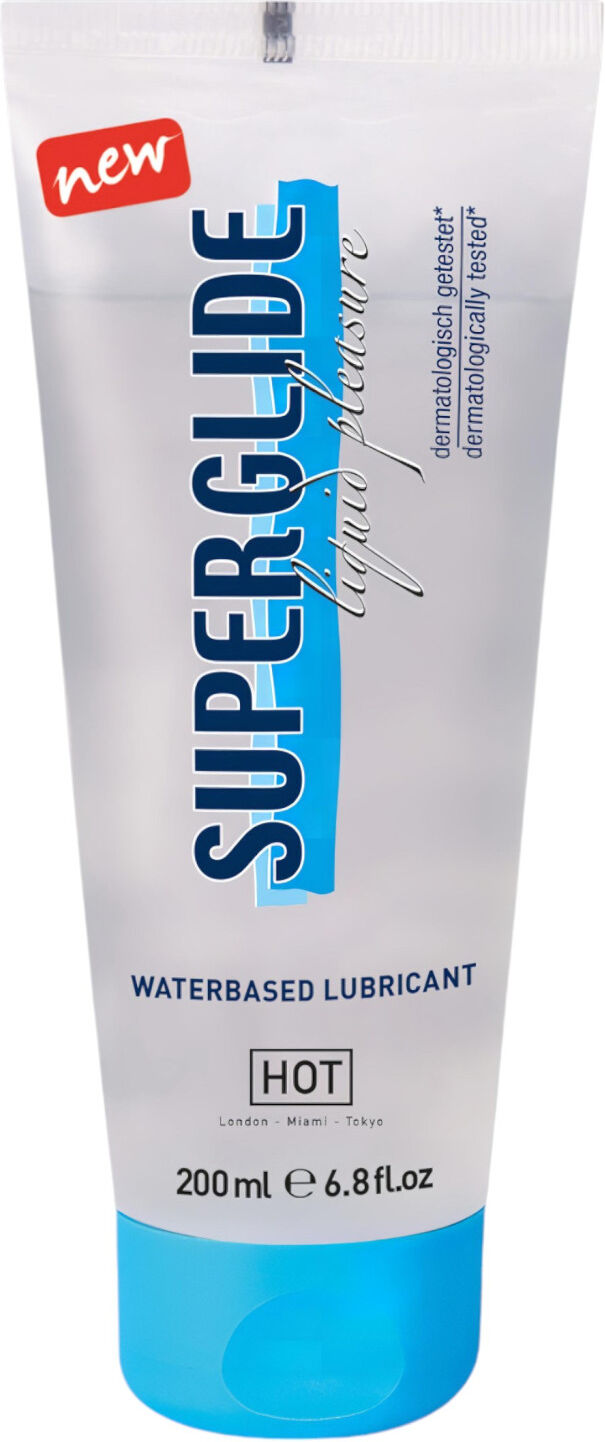 Hot Superglide - Vandbaseret Glidecreme - 200ml